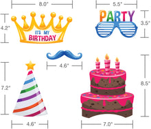 Birthday Photo Booth Props (Set of 22) - Birthday Party Games