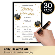 Adult Birthday Invitations with Envelopes (30 Count)