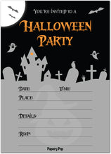 30 Halloween Party Invitations with Envelopes